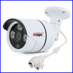 Anspo 4CH Wireless 960P HD NVR Outdoor Home WIFI Camera CCTV Security System Kit