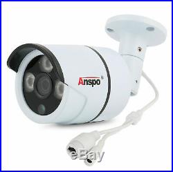 Anspo 8CH Wireless 1080P NVR WiFi CCTV Camera Outdoor Home Security System Kit