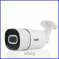 Anspo Outdoor Security Camera System with Audio Waterproof 8CH AHD CCTV DVR
