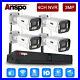 Anspo Security Camera System Outdoor Wireless Audio Wifi Home CCTV 5MP 4CH NVR