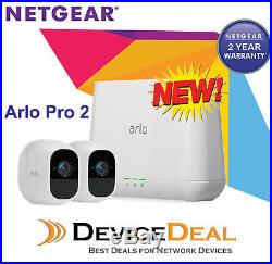 Arlo Pro 2 NETGEAR Wire-Free HD Camera Security System 2 HD Cameras VMS4230P
