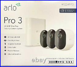 Arlo Pro 3 2K Wireless Security Camera Kit VMS4340P1CCNAS