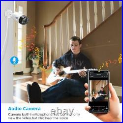 Audio IP CameraHiseeu 1080P WiFi Wireless 8CH NVR CCTV Outdoor Security System
