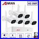 Audio Outdoor Wireless Security Camera System 8CH NVR 3MP 2TB HDD CCTV WIFI Kit