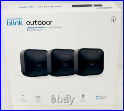 Blink Outdoor Battery-Powered Wireless Security Camera (3rd Gen) 3-Pack, New