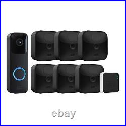 Blink Security System with 6 Outdoor Cameras, HD Video Doorbell & Sync Module 2