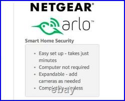Brand New Arlo Smart Home 3 Hd Security Camera Kit Netgear Vms3330-100eus