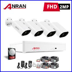 CCTV 2MP Home Security Camera System AHD Outdoor 4CH/8CH DVR 1TB HDD DayNight IR
