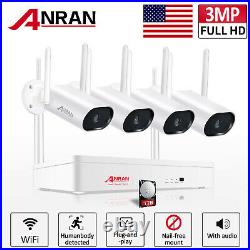 CCTV Home Security Camera System Wireless 1296P 8CH 1TB 5MP NVR Outdoor Audio IR
