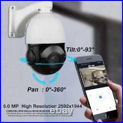 CCTV IR Speed Dome PTZ Camera POE 5MP Humanoid Auto Tracking 30X Zoom IP Camera