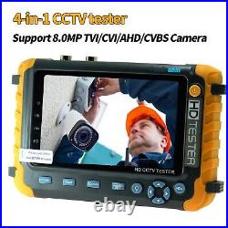 CCTV tester monitor 5inch 8MP TVI AHD CVI CVBS CCTV Security Camera Tester