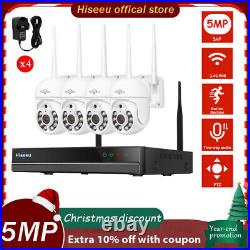 Christmas Discount 5MP Wireless Security Camera System Outdoor Wifi IP CCTV 1TB