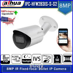 DAHUA original 8MP Starlight IPC-HFW2831S-S-S2 IR IP67 Mini CCTV IP Camera
