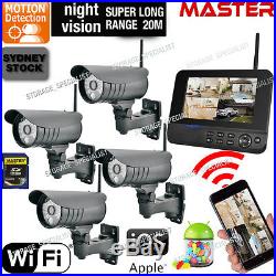 DIY Outdoor Security Cameras Wireless IP CCTV Home Video Surveillance Systems