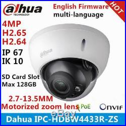 Dahua 4MP IPC-HDBW4433R-ZS Motorized Lens 2.7-13.5mm POE CCTV Security Camera