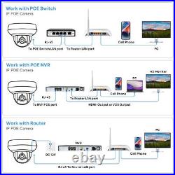 Dahua 4MP Wi-Fi Network PTZ Camera 360° Security CCTV System Wireless Outdoor