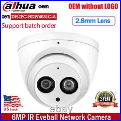 Dahua Security CCTV System 6MP OEM IPC-HDW4631C-A 8CH 8POE NVR2108HS-8P-4KS2 lot