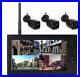Digital 4 Wireless CCTV Camera with 7'' LCD Monitor DVR Record Home Security NEW
