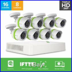 EZVIZ 3MP Smart Home Security Camera System, 16CH 2TB HDD DVR Motion Detection