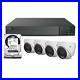 Epcom IP Camera Kit NVR 4 Ch 4 Turret Cameras Color 24/7 3TB HDD CCTV Security