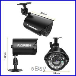 FLOUREON 8CH 1080P DVR Security CCTV IP Camera System Kit Outdoor Night Vision