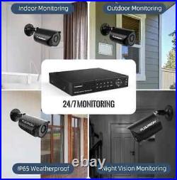 Floureon Security Camera Kit with 1TB HDD Outdoor CCTV System DVR + 4 Cameras