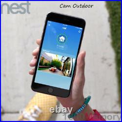 Google Nest Cam Outdoor 1080p HD Wireless Security Camera White 2 Way Audio IP65