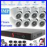 Govision CCTV 5MP HD 1080P Night Vision Outdoor DVR Home Security System Kit UK