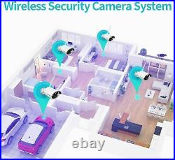 HD 1080P Wireless Security WIFI IP Camera System 8CH Outdoor NVR CCTV Kit IR Cam