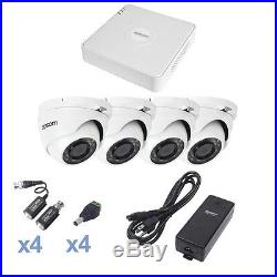 HD 1080p security camera kit, Includes DVR, 4 cameras, power supply & connectors