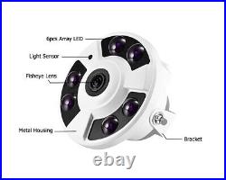 HD CCTV Security Camera 360-Degree Panorama Fisheye Camera AHD TVI CVI 1080P 2MP