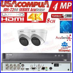 HIKVISION 4K Security Camera System CCTV Kit 8CH Turbo HD TURRET 5MP (2021)