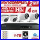 HIKVISION Security System KIT 4 CAMERAS 4CH Turbo HD DVR 1080P LITE (1TB HDD)