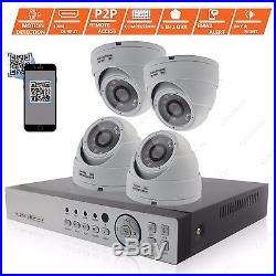 HOME CCTV Full HD DVR 2.4MP Night Vision 1080P IR-CUT Camera Security System Kit