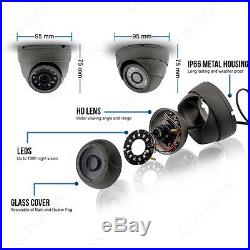 HOME CCTV Full HD DVR 2.4MP Night Vision 1080P IR-CUT Camera Security System Kit