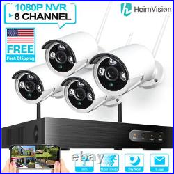 HeimVision 1080p Wireless Home Outdoor CCTV Security Camera System 8CH WIFI NVR