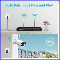 HeimVision 4Pcs Outdoor Wireless WiFi 1080P HD Home Security Camera System Set