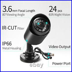 HeimVision 5MP Lite 8CH DVR 1080P H. 265+ CCTV Security Camera System Outdoor US