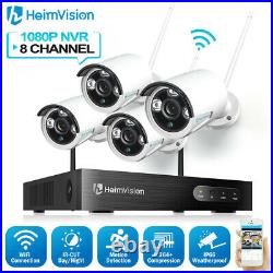 HeimVision 8CH NVR Audio Wireless Camera 1080P Outdoor WIFI CCTV Security System