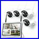 HeimVision HM243 8CH NVR 1080P Wireless Security Camera System 12 LCD Monitor