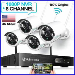 HeimVision Wireless Security WIFI Camera System 1080P 8CH Outdoor 4PCS NVR CCTV