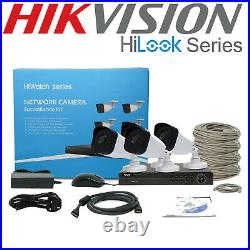 Hikvision 4mp Cctv System Ip Poe 4ch Nvr 4x Bullet Outdoor Camera 1tb Full Kit