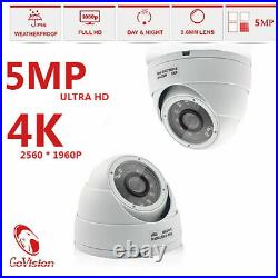Hikvision 5mp Cctv Full Hd Night Vision Outdoor Dvr Home Security System Kit Uk