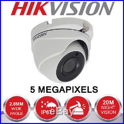 Hikvision 5mp Cctv System 4k Uhd Dvr 4ch 8ch Hd Outdoor Camera Home Security Kit