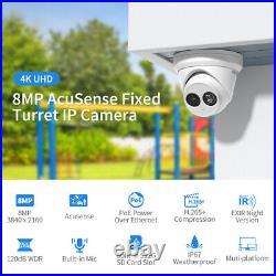 Hikvision 64CH Security CCTV System 8 SATA NVR 8MP Network IR IP Camera MIC Lot