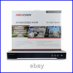 Hikvision 8CH 8MP ColorVu Panoramic CCTV Security IP Camera System 8POE NVR Lot