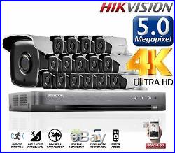 Hikvision 8MP DVR 4K Outdoor EXIR 5MP HD Bullet CCTV Camera Security Home System