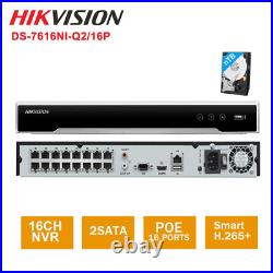 Hikvision Compatible 16CH NVR CCTV System Kit 5MP Security IP Camera IR MIC Lot