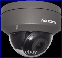 Hikvision DS-2CD2185FWD-I/G 2.8MM Grey Dome 8MP IP POE 30M IR CCTV Camera