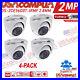 Hikvision DS-2CE56D0T-IRMF 4-Pack HD 1080P TVI-HD 2MP Camera 2.8mm DOME
